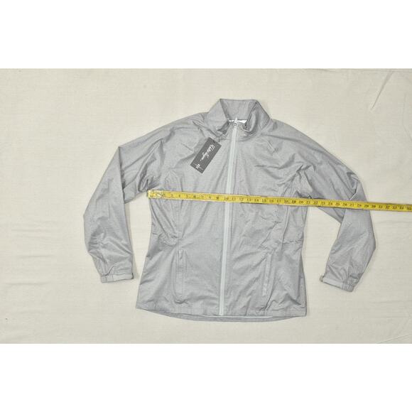 Walter Hagen Women's P11 Rain Jacket Light Heather Grey Size L Waterproof NEW - Picture 3 of 8